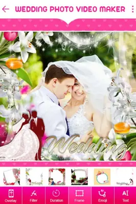 Wedding Photo Video Maker android App screenshot 0