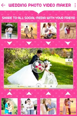 Wedding Photo Video Maker android App screenshot 2