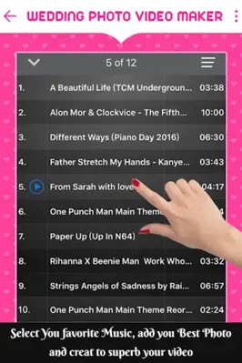 Wedding Photo Video Maker android App screenshot 4